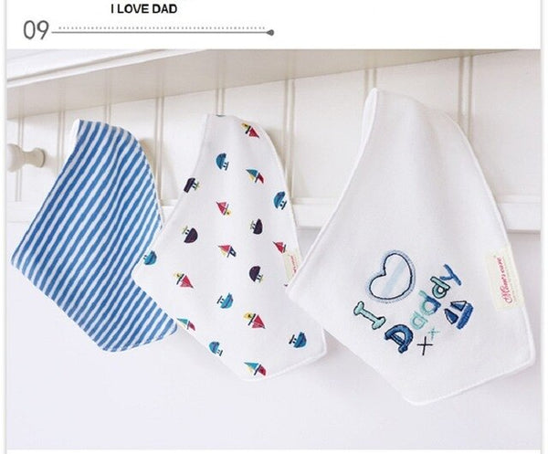 3pcs/lot Baby Bibs Bandana