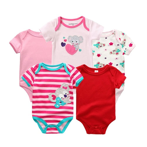 5pcs Baby Bodysuit 3-12M