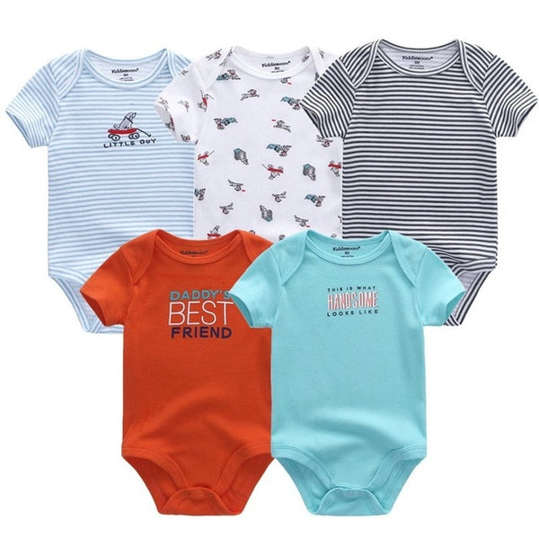 5pcs Baby Bodysuit 3-12M