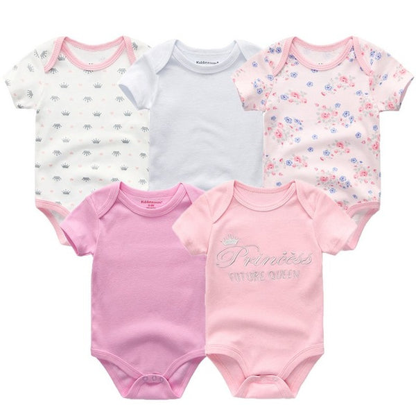 5pcs Baby Bodysuit 3-12M