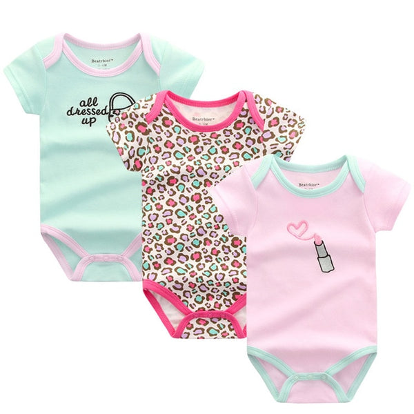 3pcs Baby Bodysuit 0-12M