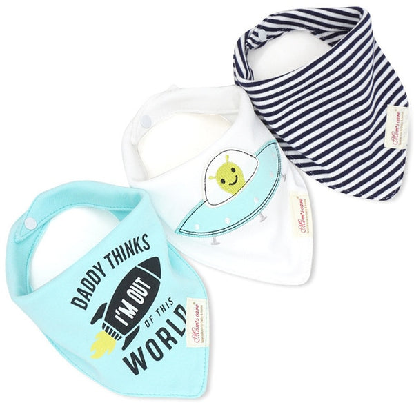 3pcs/lot Baby Bibs Bandana
