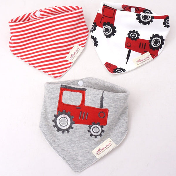 3pcs/lot Baby Bibs Bandana