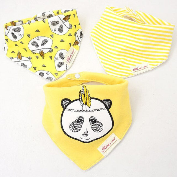 3pcs/lot Baby Bibs Bandana