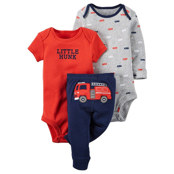 3pcs Baby Boys Clothing Set 6-24M