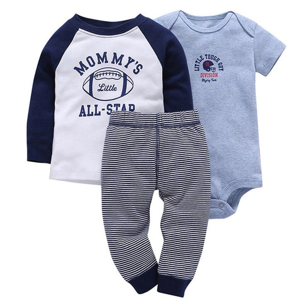 3pcs Baby Boys Clothing Set 6-24M