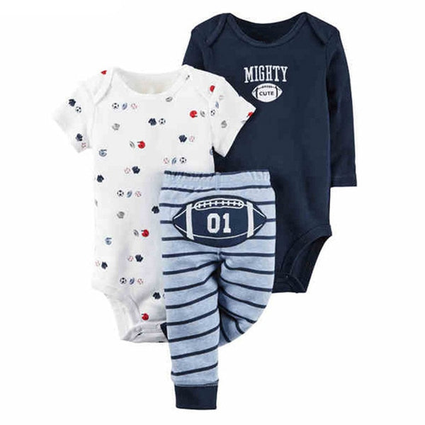 3pcs Baby Boys Clothing Set 6-24M