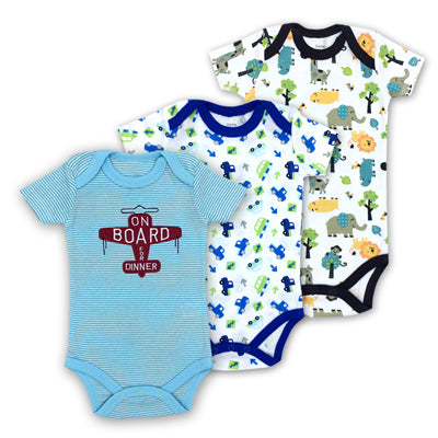 3pcs Baby Bodysuit 0-24M