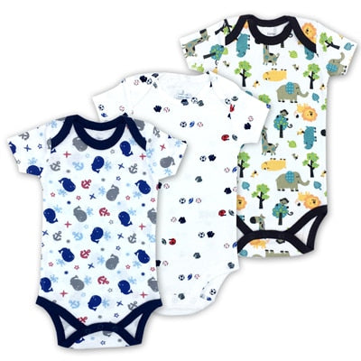3pcs Baby Bodysuit 0-24M