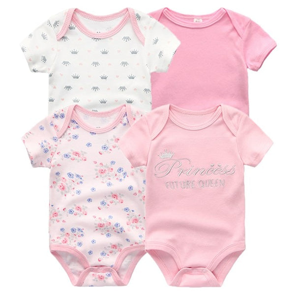 4pcs Baby Bodysuit 0-12M
