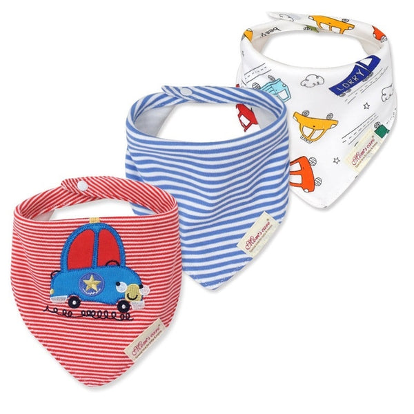 3pcs/lot Baby Bibs Bandana