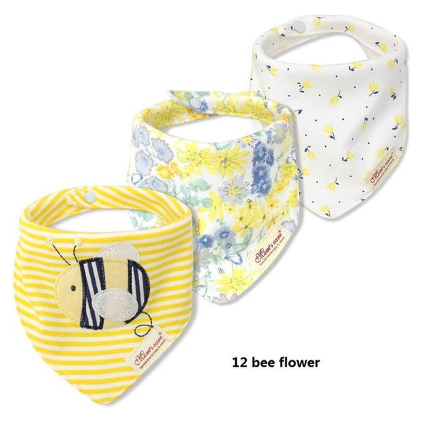 3pcs/lot Baby Bibs Bandana