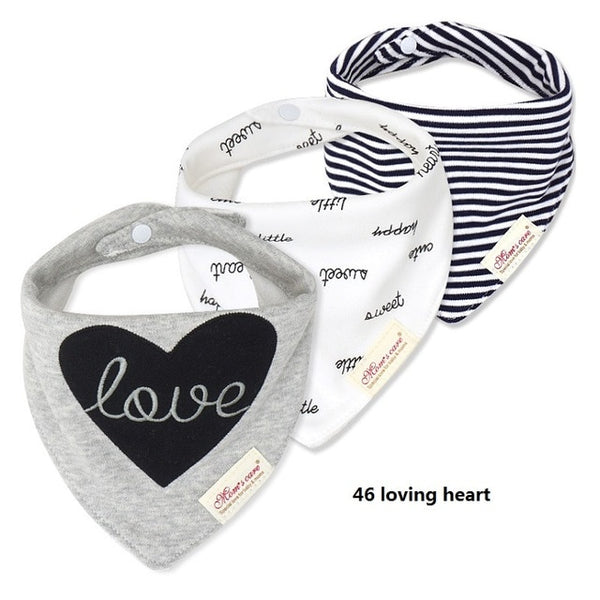 3pcs/lot Baby Bibs Bandana