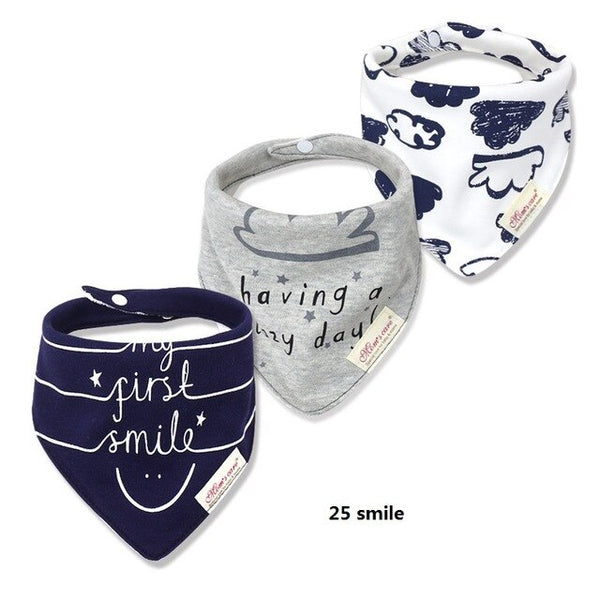 3pcs/lot Baby Bibs Bandana