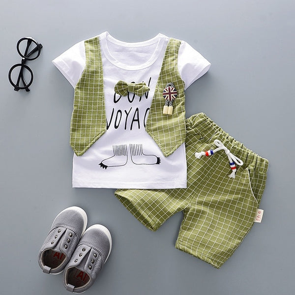 Unisex Baby Tshirt + Shorts