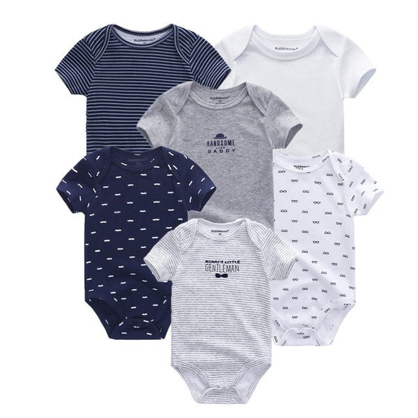 6pcs Baby Bodysuit 0-12M