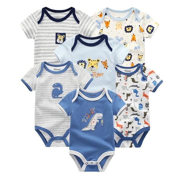 6pcs Baby Bodysuit 0-12M