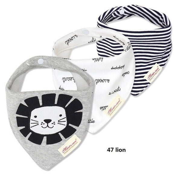 3pcs/lot Baby Bibs Bandana