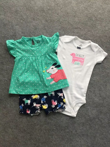 3pcs Baby Clothing Set 6-24M