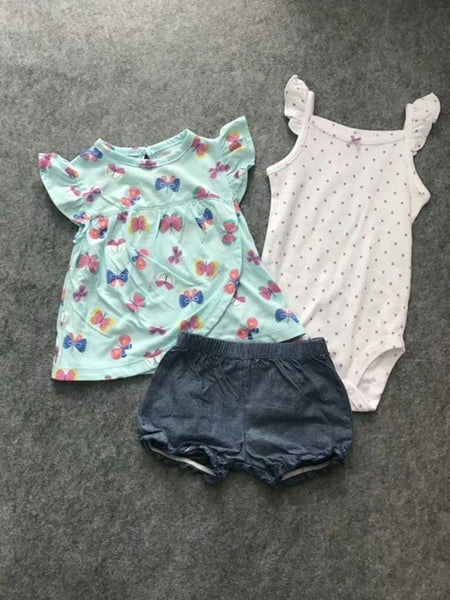 3pcs Baby Clothing Set 6-24M