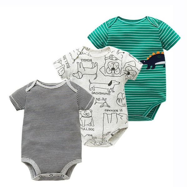 3pcs Baby Bodysuit 0-24M