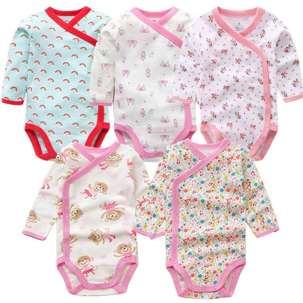 5pcs Baby Bodysuit 3-12M