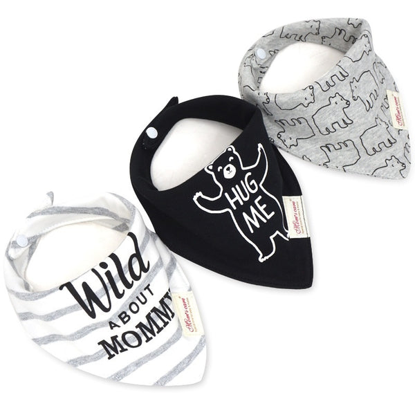 3pcs/lot Baby Bibs Bandana