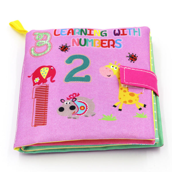 4 Style Baby Toys Soft Cloth Books Rustle Sound