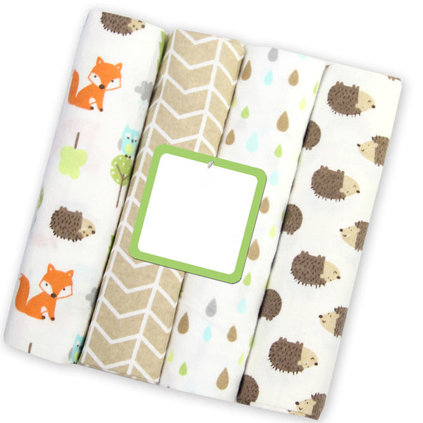 4pcs Baby Muslin Swaddle Wrap
