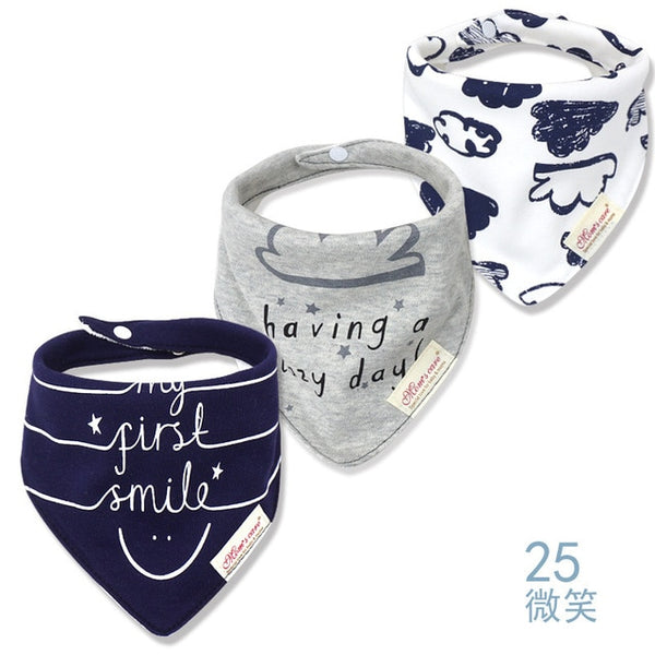 3pcs/lot Baby Bibs Bandana
