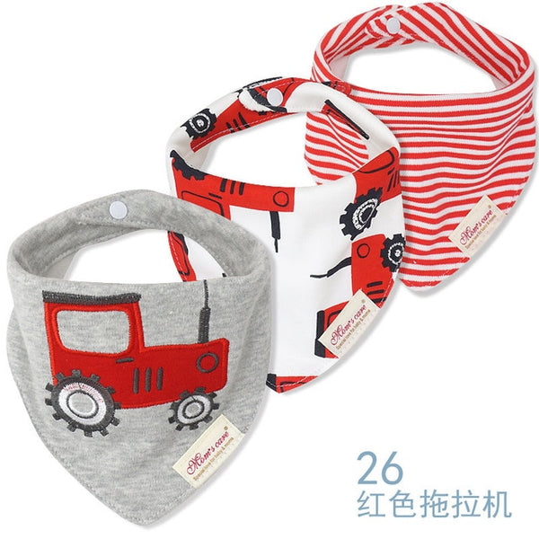 3pcs/lot Baby Bibs Bandana