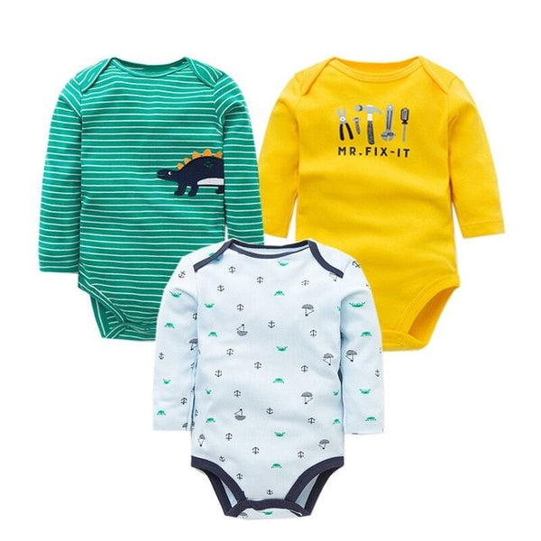 3pcs Baby Bodysuit 0-24M