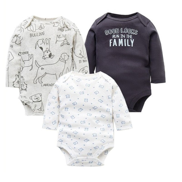 3pcs Baby Bodysuit 0-24M