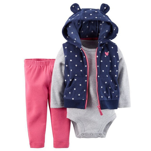 3pcs Baby Clothing Set 0-18M