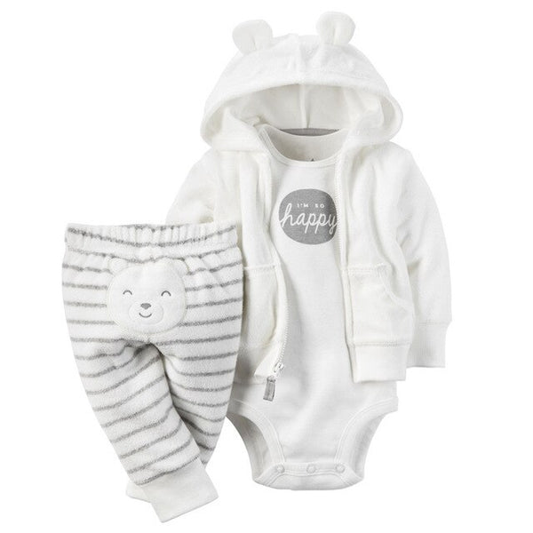 3pcs Baby Clothing Set 0-18M