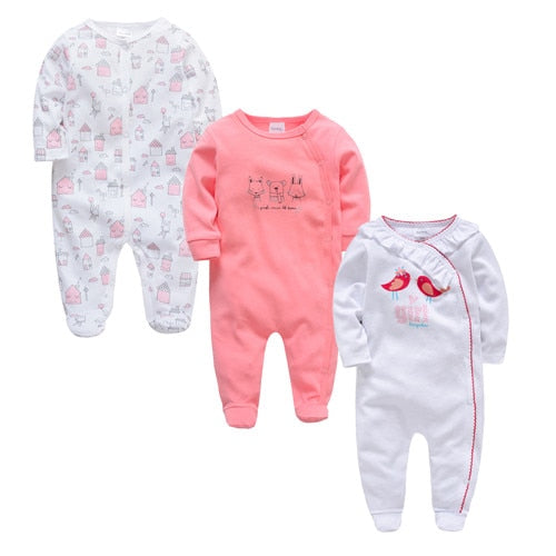 3 4 pcs Baby Romper 3-12M