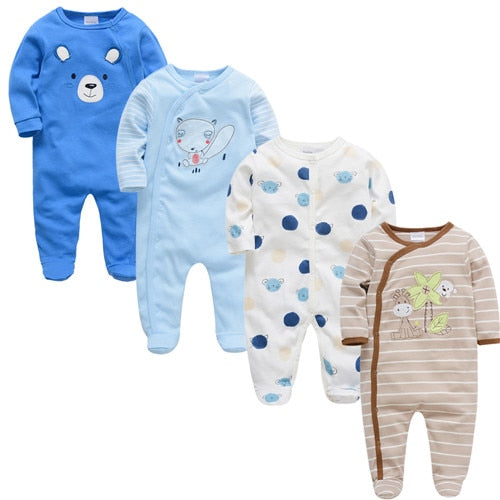 3 4 pcs Baby Romper 3-12M