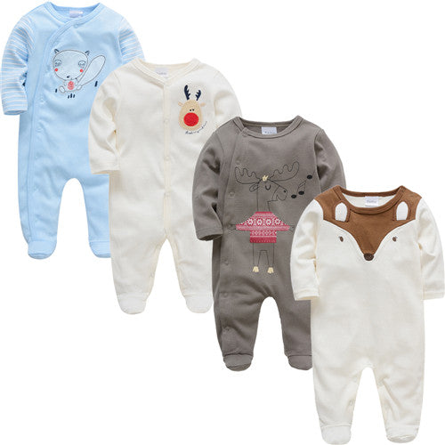 3 4 pcs Baby Romper 3-12M