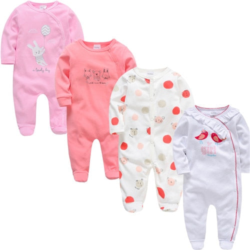 3 4 pcs Baby Romper 3-12M