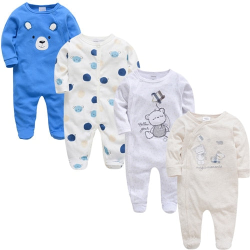 3 4 pcs Baby Romper 3-12M