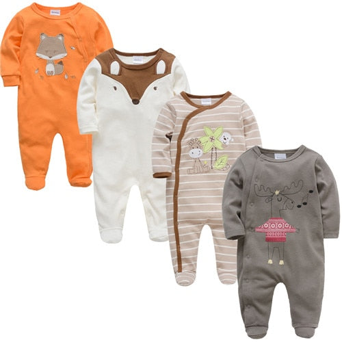 3 4 pcs Baby Romper 3-12M