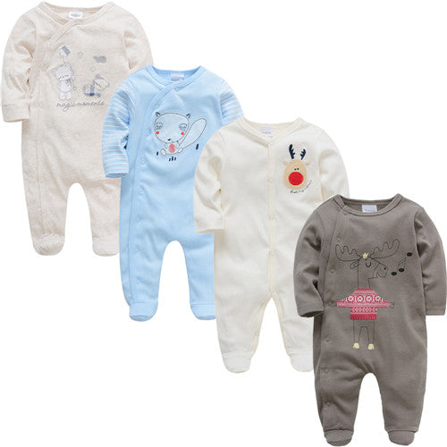 3 4 pcs Baby Romper 3-12M