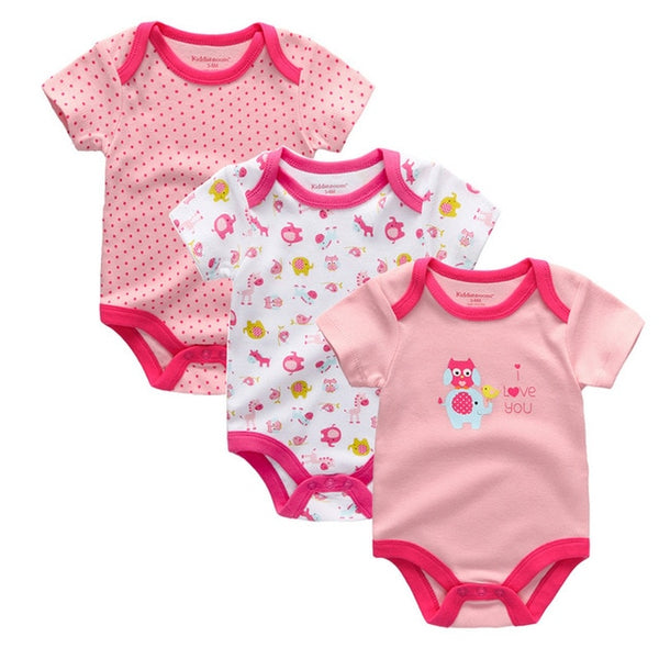 3pcs Baby Bodysuit 0-12M