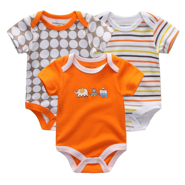 3pcs Baby Bodysuit 0-12M