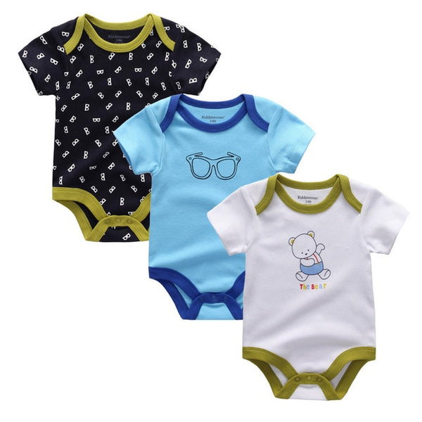 3pcs Baby Bodysuit 0-12M