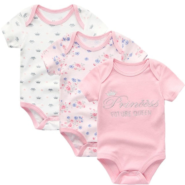 3pcs Baby Bodysuit 0-12M