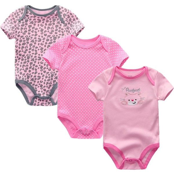 3pcs Baby Bodysuit 0-12M
