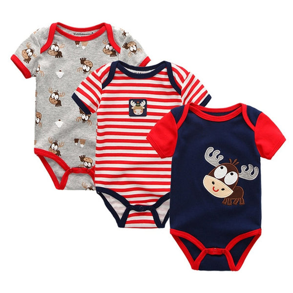 3pcs Baby Bodysuit 0-12M