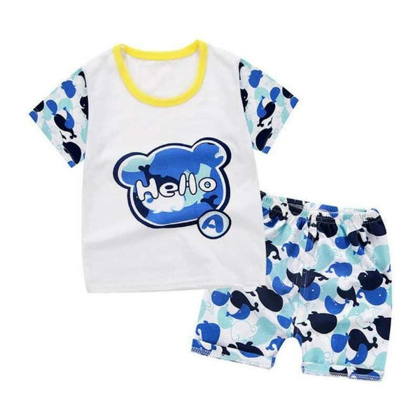 Unisex Baby Tshirt + Shorts