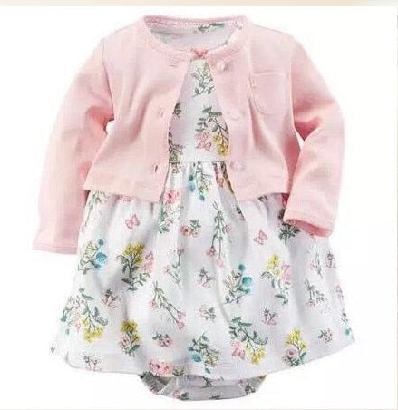 2pcs Baby Girls Dress 6-24M